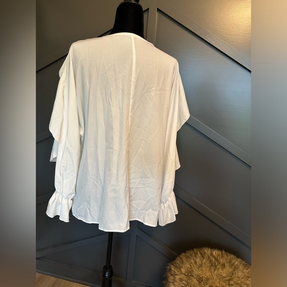 ▪️Women's Casual Ruffle blouse Long Sleeve Top - NWT - Picture 8 of 8